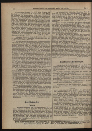 Verordnungs-Blatt für Eisenbahnen und Schiffahrt: Veröffentlichungen in Tarif- und Transport-Angelegenheiten 19220310 Seite: 4