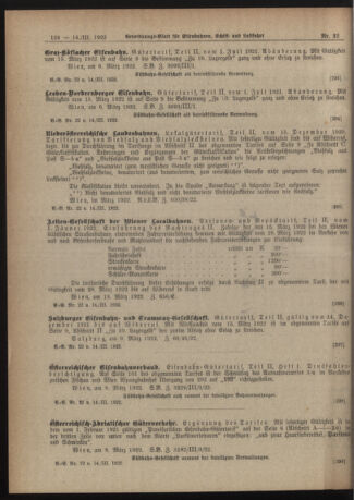 Verordnungs-Blatt für Eisenbahnen und Schiffahrt: Veröffentlichungen in Tarif- und Transport-Angelegenheiten 19220314 Seite: 2