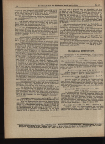 Verordnungs-Blatt für Eisenbahnen und Schiffahrt: Veröffentlichungen in Tarif- und Transport-Angelegenheiten 19220321 Seite: 2