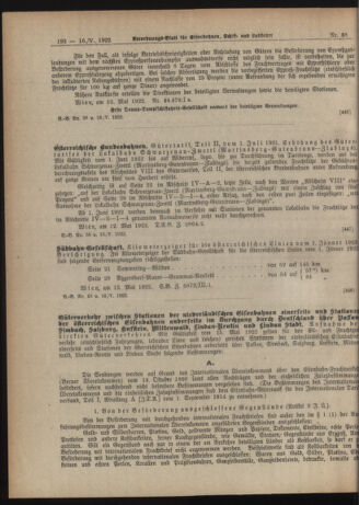 Verordnungs-Blatt für Eisenbahnen und Schiffahrt: Veröffentlichungen in Tarif- und Transport-Angelegenheiten 19220516 Seite: 8