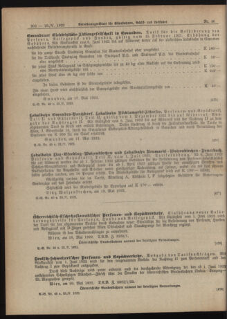 Verordnungs-Blatt für Eisenbahnen und Schiffahrt: Veröffentlichungen in Tarif- und Transport-Angelegenheiten 19220523 Seite: 2