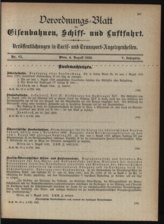 Verordnungs-Blatt für Eisenbahnen und Schiffahrt: Veröffentlichungen in Tarif- und Transport-Angelegenheiten 19220804 Seite: 3