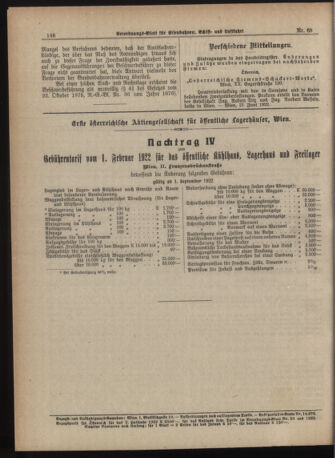 Verordnungs-Blatt für Eisenbahnen und Schiffahrt: Veröffentlichungen in Tarif- und Transport-Angelegenheiten 19220824 Seite: 6