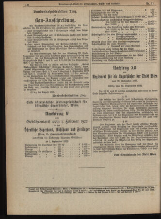 Verordnungs-Blatt für Eisenbahnen und Schiffahrt: Veröffentlichungen in Tarif- und Transport-Angelegenheiten 19220915 Seite: 2