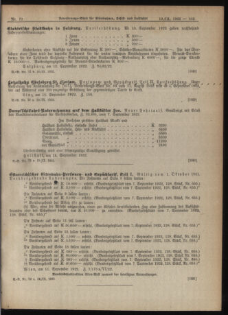 Verordnungs-Blatt für Eisenbahnen und Schiffahrt: Veröffentlichungen in Tarif- und Transport-Angelegenheiten 19220919 Seite: 3