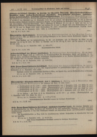 Verordnungs-Blatt für Eisenbahnen und Schiffahrt: Veröffentlichungen in Tarif- und Transport-Angelegenheiten 19220919 Seite: 8