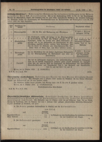 Verordnungs-Blatt für Eisenbahnen und Schiffahrt: Veröffentlichungen in Tarif- und Transport-Angelegenheiten 19221010 Seite: 3