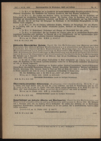 Verordnungs-Blatt für Eisenbahnen und Schiffahrt: Veröffentlichungen in Tarif- und Transport-Angelegenheiten 19221020 Seite: 4