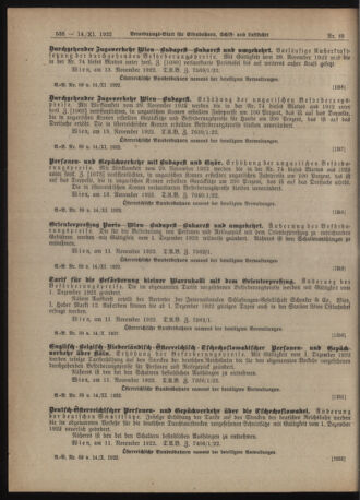 Verordnungs-Blatt für Eisenbahnen und Schiffahrt: Veröffentlichungen in Tarif- und Transport-Angelegenheiten 19221114 Seite: 4