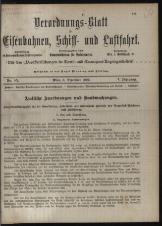 Verordnungs-Blatt für Eisenbahnen und Schiffahrt: Veröffentlichungen in Tarif- und Transport-Angelegenheiten