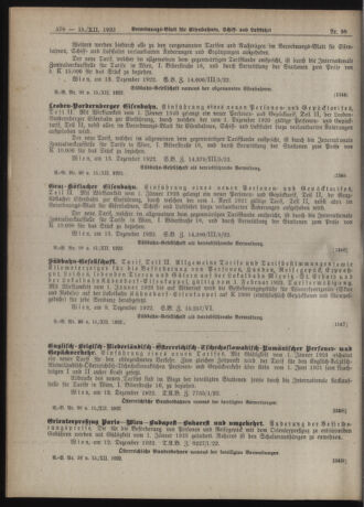 Verordnungs-Blatt für Eisenbahnen und Schiffahrt: Veröffentlichungen in Tarif- und Transport-Angelegenheiten 19221215 Seite: 4