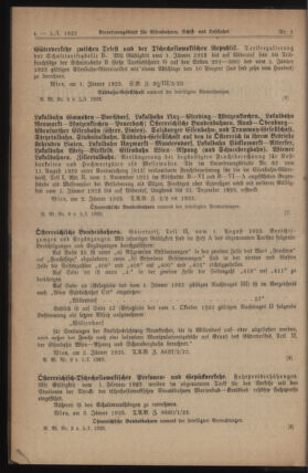 Verordnungs-Blatt für Eisenbahnen und Schiffahrt: Veröffentlichungen in Tarif- und Transport-Angelegenheiten 19230105 Seite: 2