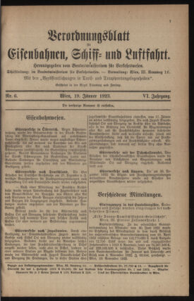 Verordnungs-Blatt für Eisenbahnen und Schiffahrt: Veröffentlichungen in Tarif- und Transport-Angelegenheiten 19230119 Seite: 5