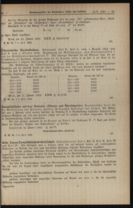 Verordnungs-Blatt für Eisenbahnen und Schiffahrt: Veröffentlichungen in Tarif- und Transport-Angelegenheiten 19230123 Seite: 3