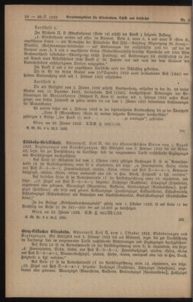 Verordnungs-Blatt für Eisenbahnen und Schiffahrt: Veröffentlichungen in Tarif- und Transport-Angelegenheiten 19230126 Seite: 2