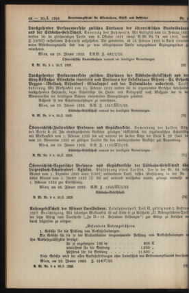 Verordnungs-Blatt für Eisenbahnen und Schiffahrt: Veröffentlichungen in Tarif- und Transport-Angelegenheiten 19230130 Seite: 4