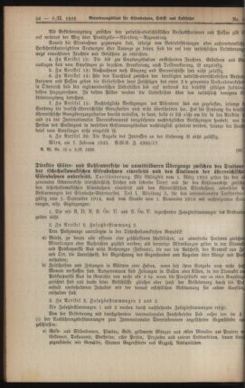 Verordnungs-Blatt für Eisenbahnen und Schiffahrt: Veröffentlichungen in Tarif- und Transport-Angelegenheiten 19230209 Seite: 4