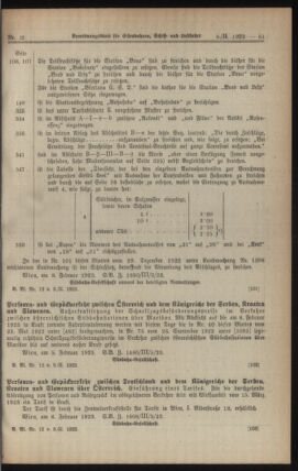 Verordnungs-Blatt für Eisenbahnen und Schiffahrt: Veröffentlichungen in Tarif- und Transport-Angelegenheiten 19230209 Seite: 9