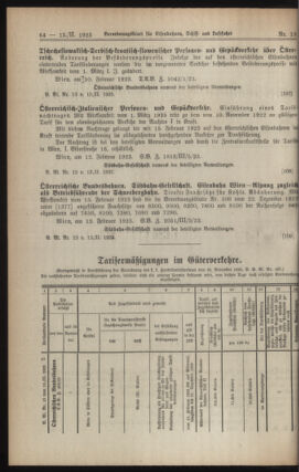 Verordnungs-Blatt für Eisenbahnen und Schiffahrt: Veröffentlichungen in Tarif- und Transport-Angelegenheiten 19230213 Seite: 2