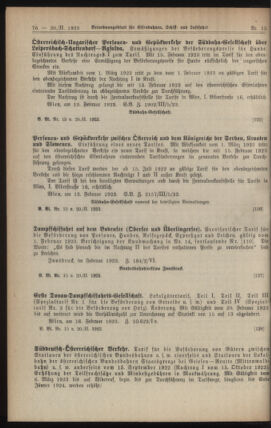 Verordnungs-Blatt für Eisenbahnen und Schiffahrt: Veröffentlichungen in Tarif- und Transport-Angelegenheiten 19230220 Seite: 2