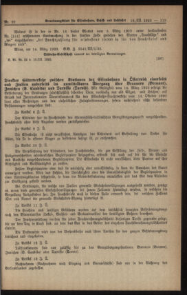 Verordnungs-Blatt für Eisenbahnen und Schiffahrt: Veröffentlichungen in Tarif- und Transport-Angelegenheiten 19230316 Seite: 5