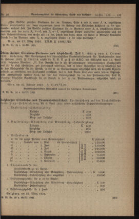 Verordnungs-Blatt für Eisenbahnen und Schiffahrt: Veröffentlichungen in Tarif- und Transport-Angelegenheiten 19230330 Seite: 3