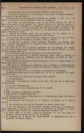 Verordnungs-Blatt für Eisenbahnen und Schiffahrt: Veröffentlichungen in Tarif- und Transport-Angelegenheiten 19230406 Seite: 15