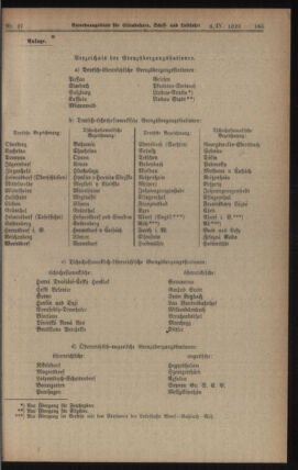 Verordnungs-Blatt für Eisenbahnen und Schiffahrt: Veröffentlichungen in Tarif- und Transport-Angelegenheiten 19230406 Seite: 21