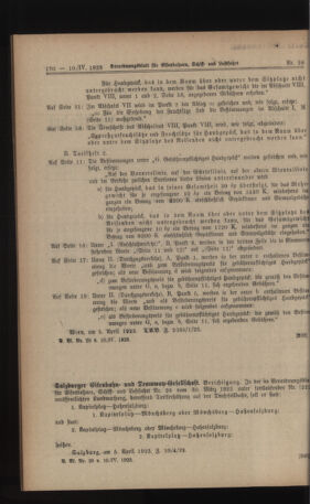 Verordnungs-Blatt für Eisenbahnen und Schiffahrt: Veröffentlichungen in Tarif- und Transport-Angelegenheiten 19230410 Seite: 2