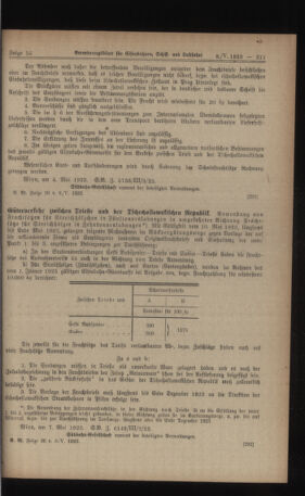 Verordnungs-Blatt für Eisenbahnen und Schiffahrt: Veröffentlichungen in Tarif- und Transport-Angelegenheiten 19230508 Seite: 3