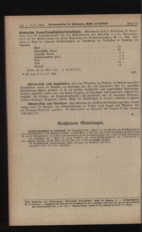 Verordnungs-Blatt für Eisenbahnen und Schiffahrt: Veröffentlichungen in Tarif- und Transport-Angelegenheiten 19230511 Seite: 2