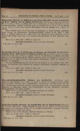 Verordnungs-Blatt für Eisenbahnen und Schiffahrt: Veröffentlichungen in Tarif- und Transport-Angelegenheiten 19230529 Seite: 3