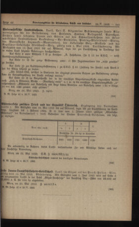 Verordnungs-Blatt für Eisenbahnen und Schiffahrt: Veröffentlichungen in Tarif- und Transport-Angelegenheiten 19230529 Seite: 5