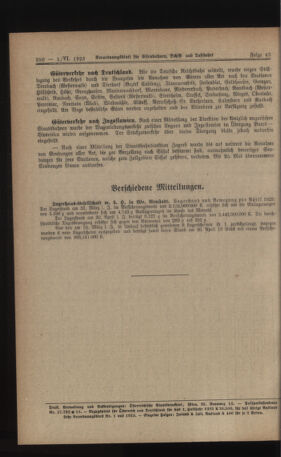 Verordnungs-Blatt für Eisenbahnen und Schiffahrt: Veröffentlichungen in Tarif- und Transport-Angelegenheiten 19230601 Seite: 4