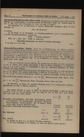 Verordnungs-Blatt für Eisenbahnen und Schiffahrt: Veröffentlichungen in Tarif- und Transport-Angelegenheiten 19230605 Seite: 3