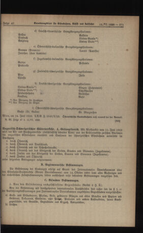 Verordnungs-Blatt für Eisenbahnen und Schiffahrt: Veröffentlichungen in Tarif- und Transport-Angelegenheiten 19230615 Seite: 7