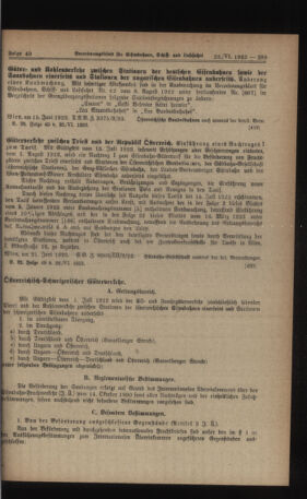 Verordnungs-Blatt für Eisenbahnen und Schiffahrt: Veröffentlichungen in Tarif- und Transport-Angelegenheiten 19230622 Seite: 3