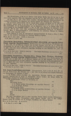 Verordnungs-Blatt für Eisenbahnen und Schiffahrt: Veröffentlichungen in Tarif- und Transport-Angelegenheiten 19230628 Seite: 11