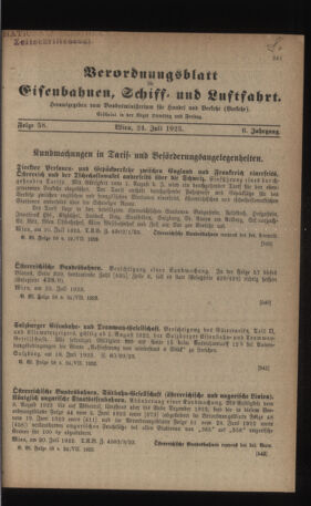 Verordnungs-Blatt für Eisenbahnen und Schiffahrt: Veröffentlichungen in Tarif- und Transport-Angelegenheiten