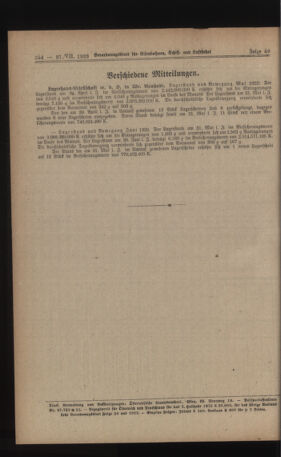 Verordnungs-Blatt für Eisenbahnen und Schiffahrt: Veröffentlichungen in Tarif- und Transport-Angelegenheiten 19230727 Seite: 8