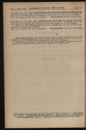 Verordnungs-Blatt für Eisenbahnen und Schiffahrt: Veröffentlichungen in Tarif- und Transport-Angelegenheiten 19230914 Seite: 4