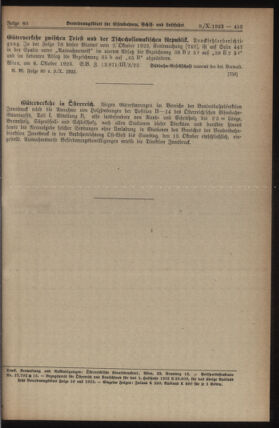 Verordnungs-Blatt für Eisenbahnen und Schiffahrt: Veröffentlichungen in Tarif- und Transport-Angelegenheiten 19231009 Seite: 3