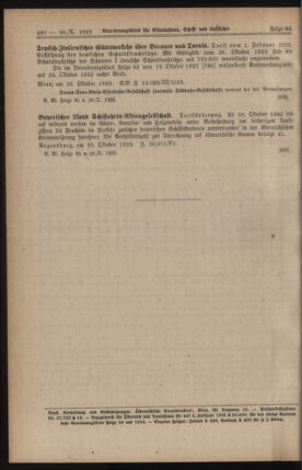 Verordnungs-Blatt für Eisenbahnen und Schiffahrt: Veröffentlichungen in Tarif- und Transport-Angelegenheiten 19231026 Seite: 6