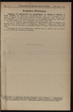 Verordnungs-Blatt für Eisenbahnen und Schiffahrt: Veröffentlichungen in Tarif- und Transport-Angelegenheiten 19231030 Seite: 7