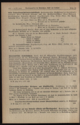 Verordnungs-Blatt für Eisenbahnen und Schiffahrt: Veröffentlichungen in Tarif- und Transport-Angelegenheiten 19231109 Seite: 2