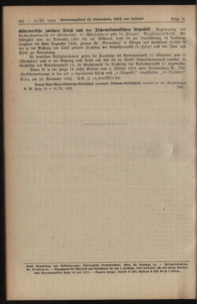 Verordnungs-Blatt für Eisenbahnen und Schiffahrt: Veröffentlichungen in Tarif- und Transport-Angelegenheiten 19231116 Seite: 2