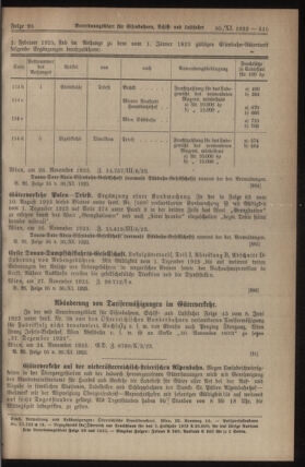 Verordnungs-Blatt für Eisenbahnen und Schiffahrt: Veröffentlichungen in Tarif- und Transport-Angelegenheiten 19231130 Seite: 3