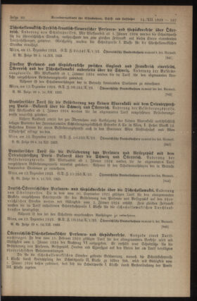 Verordnungs-Blatt für Eisenbahnen und Schiffahrt: Veröffentlichungen in Tarif- und Transport-Angelegenheiten 19231214 Seite: 9