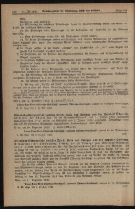 Verordnungs-Blatt für Eisenbahnen und Schiffahrt: Veröffentlichungen in Tarif- und Transport-Angelegenheiten 19231221 Seite: 6