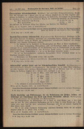 Verordnungs-Blatt für Eisenbahnen und Schiffahrt: Veröffentlichungen in Tarif- und Transport-Angelegenheiten 19231228 Seite: 6